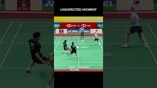 Unexpected Moment  #badminton #sports #trending