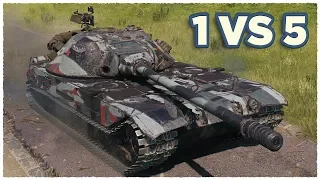 K 91 • ONE against FIVE • WoT Gameplay