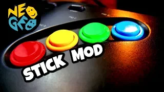 Neo Geo AES Arcade Stick Mod