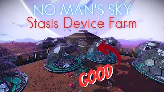 The Ultimate Way to Make Money in No Man's Sky | Building a Stasis Device Farm Guide