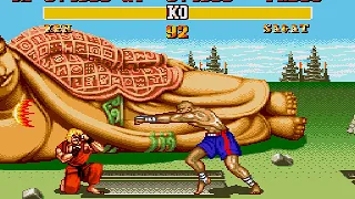 Street Fighter 2 - Ken vs. Sagat on Hardest Difficulty (Sega Genesis)