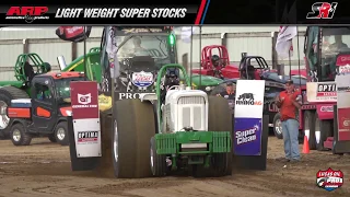 Pro Pulling 2019: Light Super Stock Tractors pulling in Henry, IL