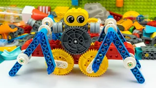 DIY Robot Crab - Satisfied Building Blocks Science ASMR