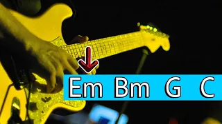 Premium Funk Guitar Backing Track Groove in Em | 120 bpm |  Chords Em Bm G C