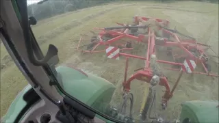 Raking some hay