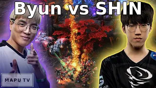 SNIPING Skills! - Byun vs SHIN - Bo3 - (StarCraft2)