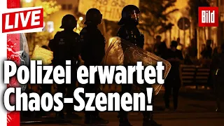 🔴  Linksextremer „Häuserkampf“ in Leipzig – wieder Demo am Abend | BILD Live