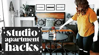 Studio Apartment Hacks: How to Trick Your Studio Into Being More Livable