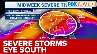 Potential For Severe Storms in Memphis, Tennessee by Midweek