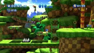 Sonic Generations Walkthrough Extras Part 1: Green Hill Zone Act 1 Challenges [PC] [HD] [Blind]