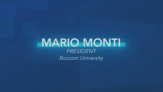 Inaugurazione anno accademico 2021/2022. Mario Monti