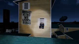 David Koresh singing 'Darkness in the Light' during Waco siege - Animated