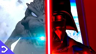 GODZILLA VS STAR WARS (3D ANIMATED DEATH BATTLE)