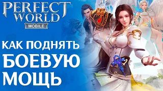 Как поднять Боевую Мощь в Perfect World Mobile: Начало. Все способы поднять БМ.