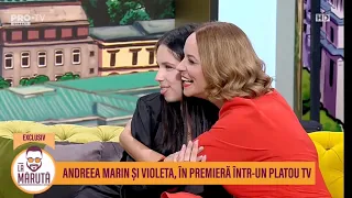 Andreea Marin și fiica ei, Violeta, pentru prima dată într-un platou TV