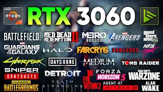 RTX 3060 Laptop Test in 50 Games at 1080p in 2022