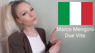 ITALY | Marco Mengoni - Due Vite | Eurovision Song Contest 2023 | Blind Reaction