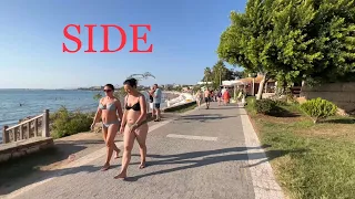 SIDE PROMENADE & Beach TÜRKIYE #side #turkey #beach