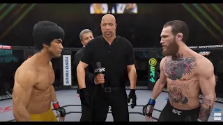 EA Sports UFC 4 | 이소룡 vs 코너 맥그리거 | CPU vs CPU