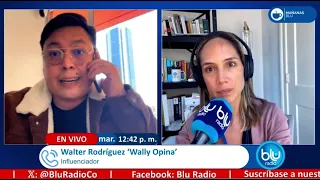 Wally responde a Camila Zuluaga en Blu Radio