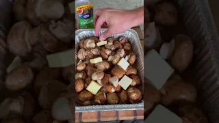 Super Easy Smoked Mushrooms