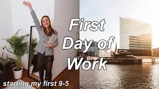 First Day of My Internship Vlog: Starting a 9-5 Job!