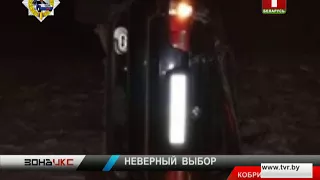 В Кобринском районе по вине пьяного бесправника пострадали два человека. Зона Х