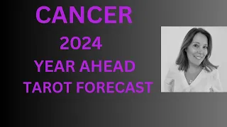 CANCER -♋ YOUR 2024 YEAR  AHEAD  Tarot Forecast - Month by Month Intuitive Messages #cancer #tarot