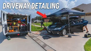 How We Detail Car Interior at Customers Home Location - Mobile Detailing Tips