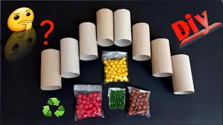 Great recycling ideas! see what I did with toilet paper rolls and beads 👌😍