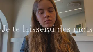 Je te laisserai des mots (in english - cover by Emilia