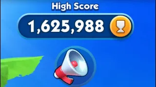 Getting my new high score of 1,625,988 in Sonic Dash!