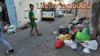 Khmer People Lifestyle | Glimpse IntoCambodia Life |Factory Worker Life Slum,Poverty Life