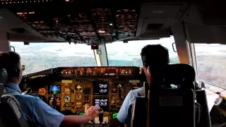 B767 landing, ILS35L MXP, Milan