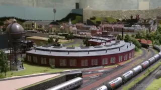 One of the largest HO scale model railroad layouts by Marklin in Germany