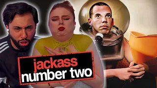 Jackass Number Two (2006) *We both THREW UP* MOVIE REACTION!!