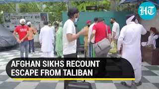 Watch: Afghan Sikhs flee from Taliban, take refuge at Delhi gurudwara, say relatives left behind