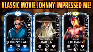 MK Mobile. Klassic Movie Johnny Cage Gameplay + First Impressions. He is AWESOME!