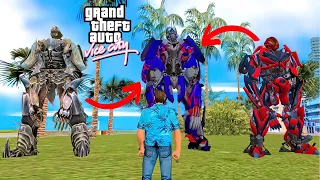 How To Find Transformers Robot Army in GTA Vice City (Hidden Secret Place)