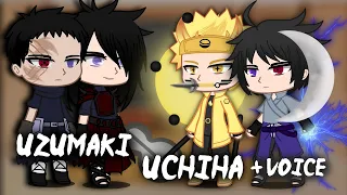 React to Naruto and Sasuke |uchihaI|shippuden||gacha club||