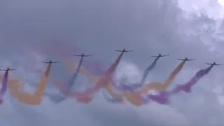 Sky Wing aerobatic team shows dazzling stunts at Changchun Air Show