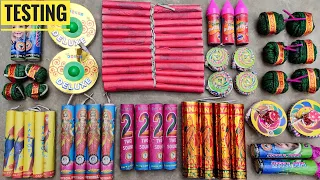 Different Types Of Fireworks Testing | New And Unique Crackers Testing | Patakhe | Diwali Crackers