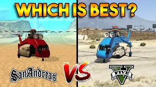 GTA 5 SKYLIFT VS GTA SAN ANDREAS SKYLIFT : WHICH IS BEST?