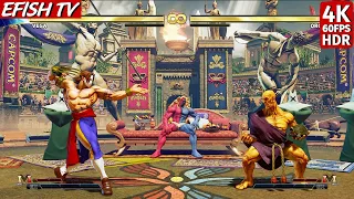 Vega vs Oro (Hardest AI) - Street Fighter V | 4K 60FPS HDR