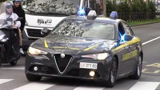 GIULIA GUARDIA DI FINANZA IN SIRENA + CARABINIERI IN SIRENA (Milano)