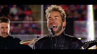 Nickelback performing live at NHL 2023-24 Heritage Classic at Commonwealth Stadium Part 1.
