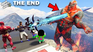 GTA 5 : The Biggest End Of Lava Monster God ! (GTA 5 Mods)