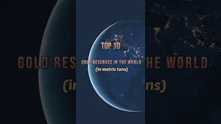 🌐Gold Reserves by Country 2022,🤔 | Gold Reserve comparison|💯💪 #shorts