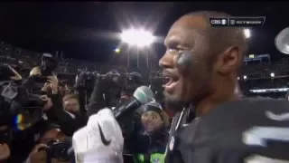 Charles Woodson Addresses Raider' Fans in his Final Home Game