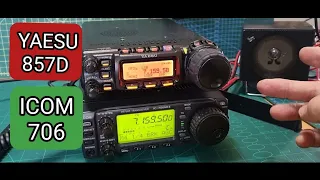 YAESU 857D & ICOM IC-706 MK11